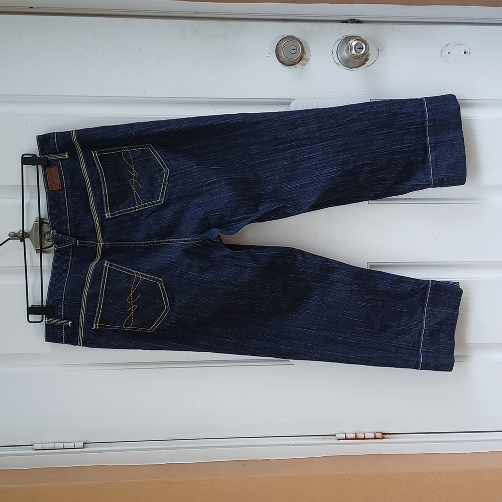 TOMMY HILFIGER Cropped Denim Jeana SZ 14 - Picture 5 of 8